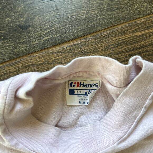 Vintage 80s Big Stick Surfing Assoc Shirt M White Hanes Single Stitch Santa Cruz - Picture 4 of 7